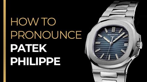 panerai pronunciation|how to pronounce patek phillipe.